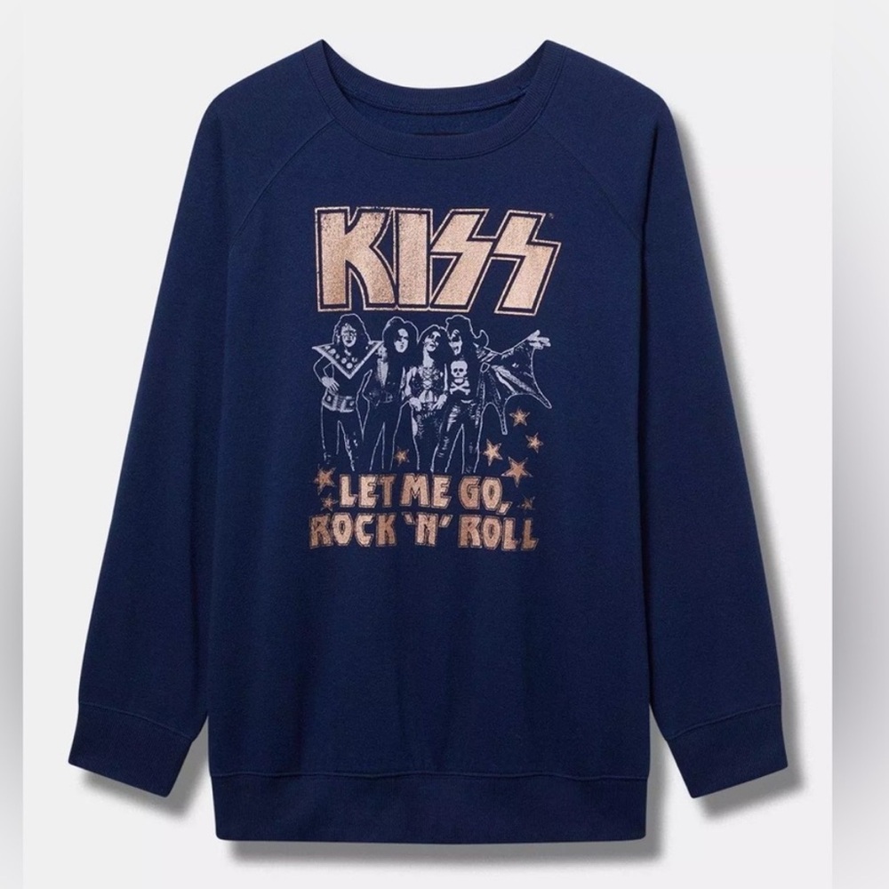 Torrid Classic Fit “Kiss” Sweatshirt NWT